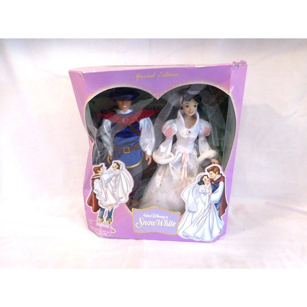 Disney Snow White and Prince Wedding Gift Set Special Edition 2005 New in Box